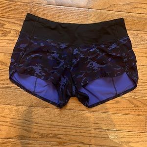 Speedup lululemon 2.5 shorts